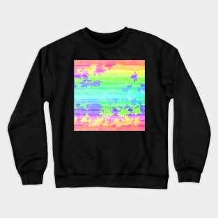 Rainbow Maple Crewneck Sweatshirt